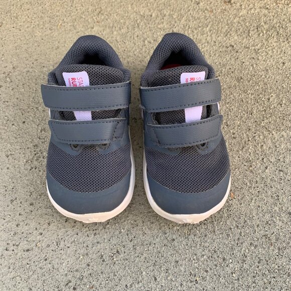 NIKE Star Runner Sneakers Toddler 6 6C Black Blue Running Shoes Unisex Girl Boys - Picture 2 of 9